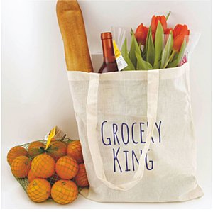 Baumwolltasche, naturfarbig mit LANGEN Henkel