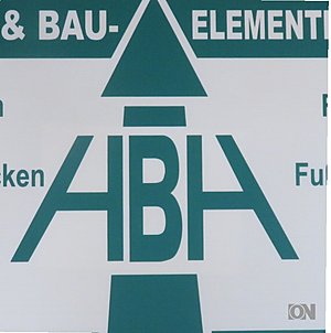 Baustellenschild als Hohlkammerplatte