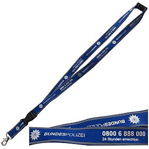 Polizei Lanyard mit Reflexstreifen