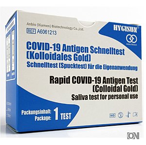 COVID-19 Corona-Selbsttest HYGISUN, Laientest (Speichel),