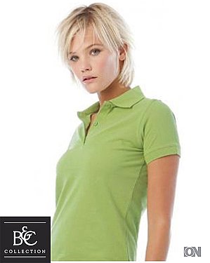 Damen Poloshirt Safran