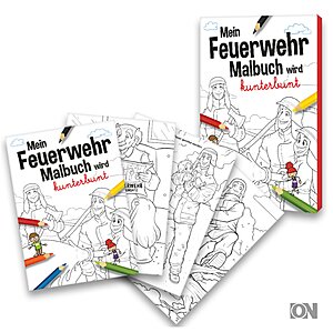 Feuerwehr-Malbuch