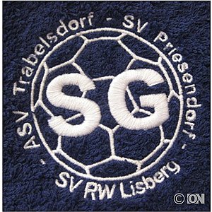 Logostickerei auf Frotteware