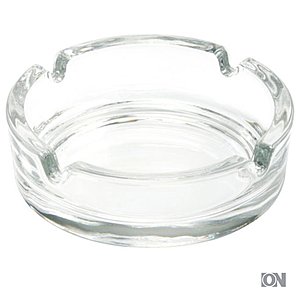 Transparenter Glasaschenbecher