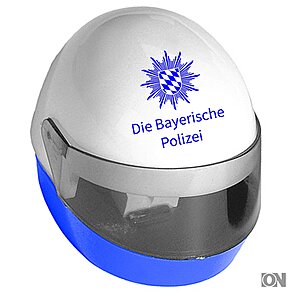 Bayerische Polizei Helmspitzer mit Visier
