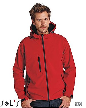 Herren Softshelljacke Hooded Replay