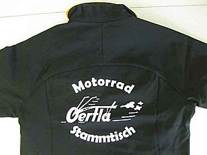 LOGO-Textiltransferdruck auf Jacken