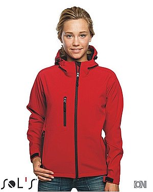 Damen Softshelljacke Hooded Replay