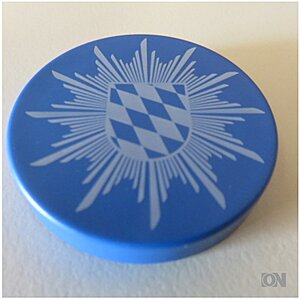 Magnet in BLAU, 40mm