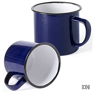 Metalltasse 380ml im Vintage-Desing