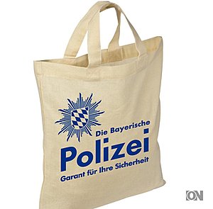 Polizei Baumwolltasche ab 50 Stck
