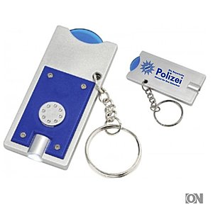 Polizei LED Schlüsselanhänger mit EK-Chip
