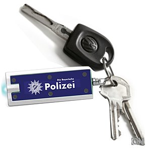 Bayerische Polizei Schlsselanhnger ab 50 Stck