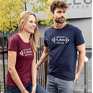 T-Shirt Abstand halten
