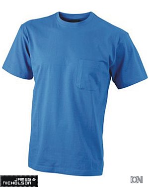 Klassisches T-Shirt mit Brusttasche