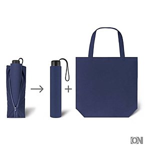 Mini Taschenschirm mit Shoppertasche