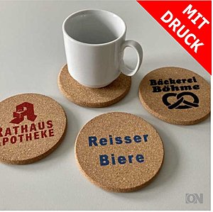Tassenuntersetzer aus Kork