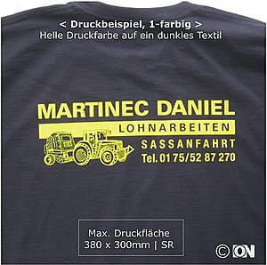 Siebdirektdruck, ab 25 Stck