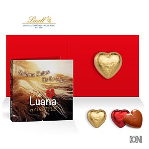 Werbeklappkarte Lindt