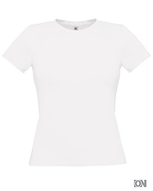 Damen T-Shirt Promo in wei, von XS-XXL