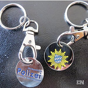 Polizei Einkaufswagenchip