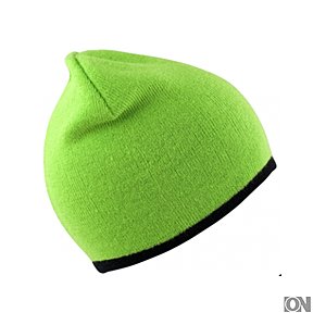 Strickmtzen Kontrast