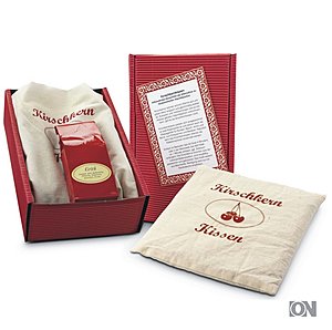 Geschenkset Kirschkernkissen