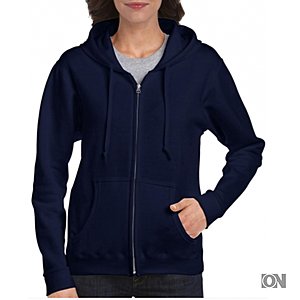 Gildan Damen Sweatjacke mit Kapuze