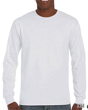 Herren Langarm T-Shirt Ultra in wei
