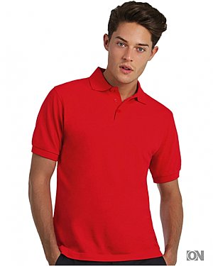 Herren Poloshirt Safran