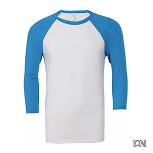 Herren 3/4 Baseball T-Shirt, in Neonfarben