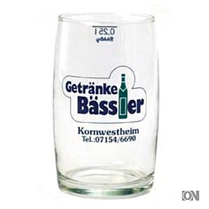 Winzerbecher aus Glas